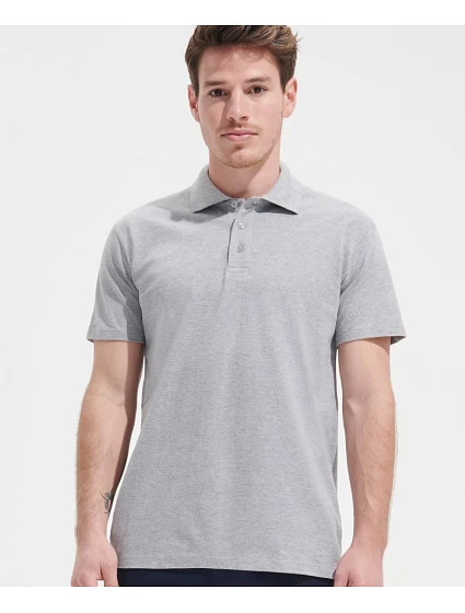 SOL'S Spring II Piqué polo model 22524997 grey melange SOL'S Spring II Piqué polo model 22524997 grey melange