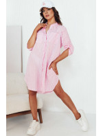 LANGO růžové košilové šaty Dstreet EY2485