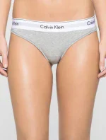 Tanga F3786E-020 šedá - Calvin Klein