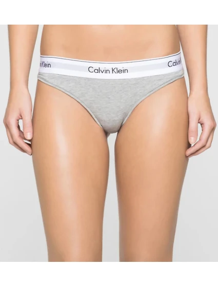 Tanga F3786E-020 šedá - Calvin Klein