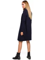 Trapézové šaty s hlubokým výstřihem M480 - Moe Trapézové šaty s hlubokým výstřihem M480 - Moe