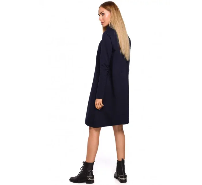 Trapézové šaty s hlubokým výstřihem M480 - Moe Trapézové šaty s hlubokým výstřihem M480 - Moe