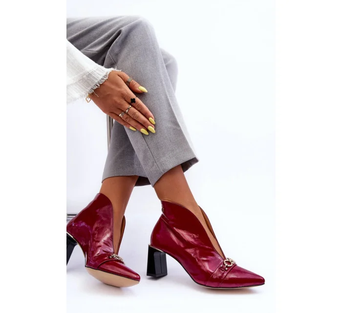 Boty na podpatku model 183996 Step in style Boty na podpatku model 183996 Step in style