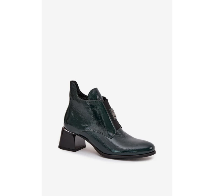 Boty na podpatku model 219405 Step in style Boty na podpatku model 219405 Step in style