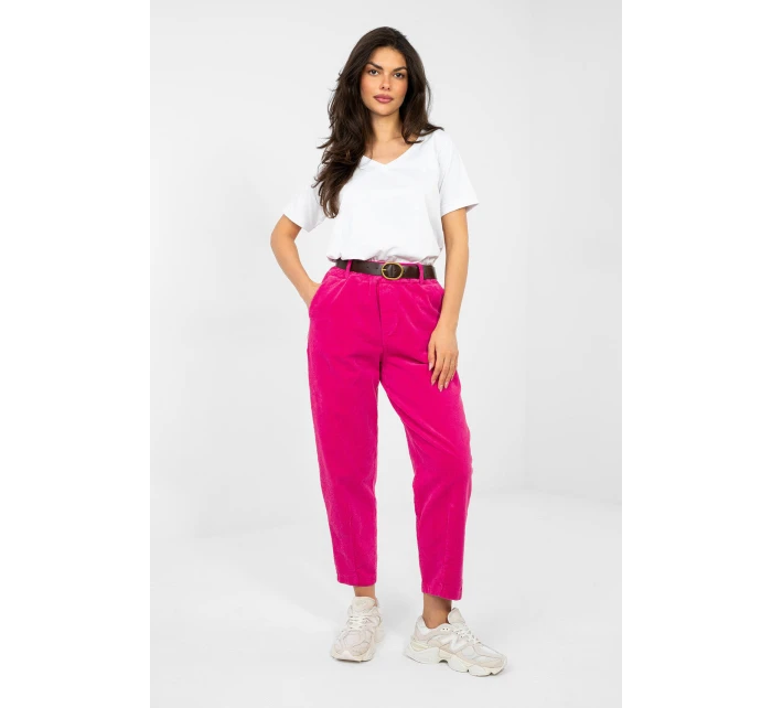 Kordové kalhoty model 224059 Italy Moda