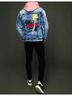 Pánská džínová bunda modrá TX3224 Pánská džínová bunda modrá TX3224