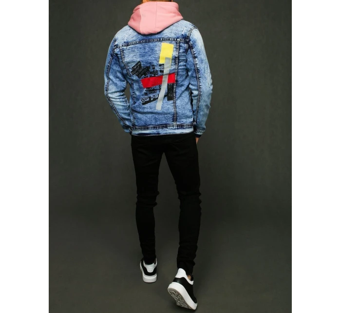 Pánská džínová bunda modrá TX3224 Pánská džínová bunda modrá TX3224