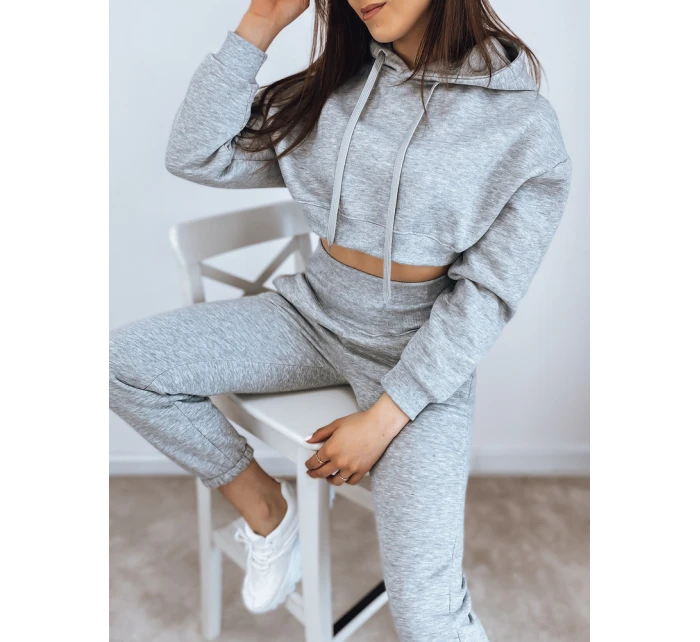 Dámská tepláková souprava světle šedá Dstreet model 21964603 - FashionStreet