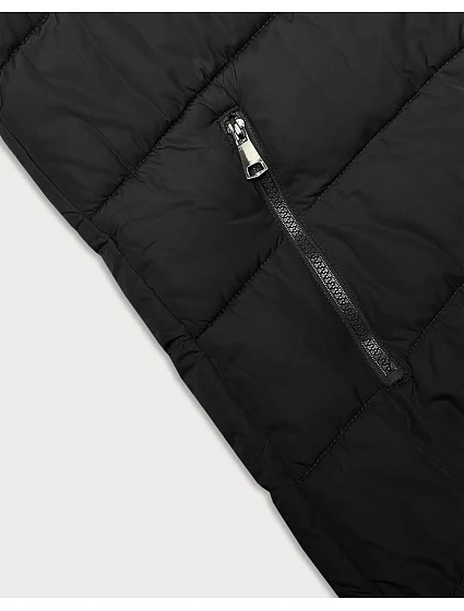 Černá dámská zimní bunda s kapucí model 21247004 - J.STYLE