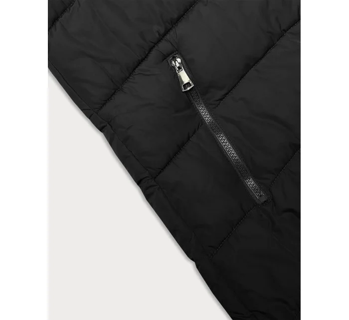 Černá dámská zimní bunda s kapucí model 21247004 - J.STYLE