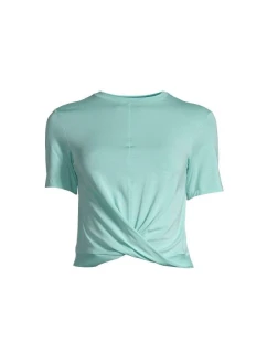 CASALL Delight Short Wrap Tee mint