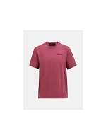 Pánské tričko PEAK PERFORMANCE M Original Small Logo Tee, červené