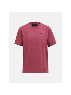 Pánské tričko PEAK PERFORMANCE M Original Small Logo Tee, červené