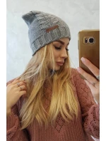 Fleecová čepice Ula K271 šedá Fleecová čepice Ula K271 šedá