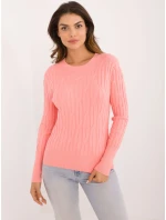 Sweter AT SW  brzoskwiniowy model 20493363 - FPrice
