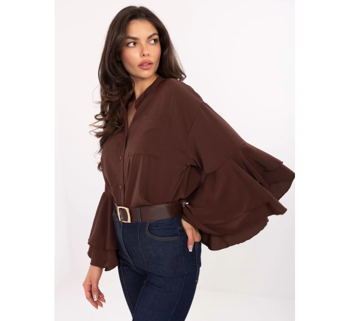 MI košile KS 3173.49 hnědá MI košile KS 3173.49 hnědá