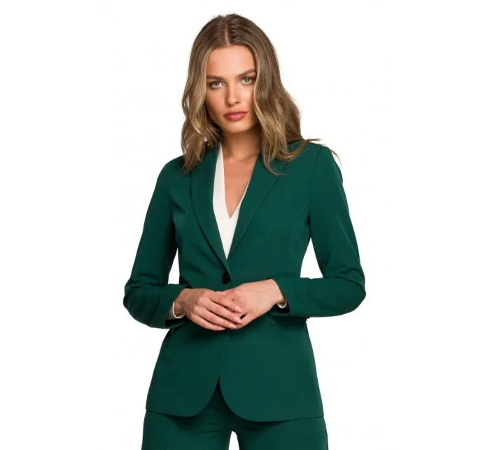 S310 Blejzr s jedním knoflíkem - zelený S310 Blejzr s jedním knoflíkem - zelený