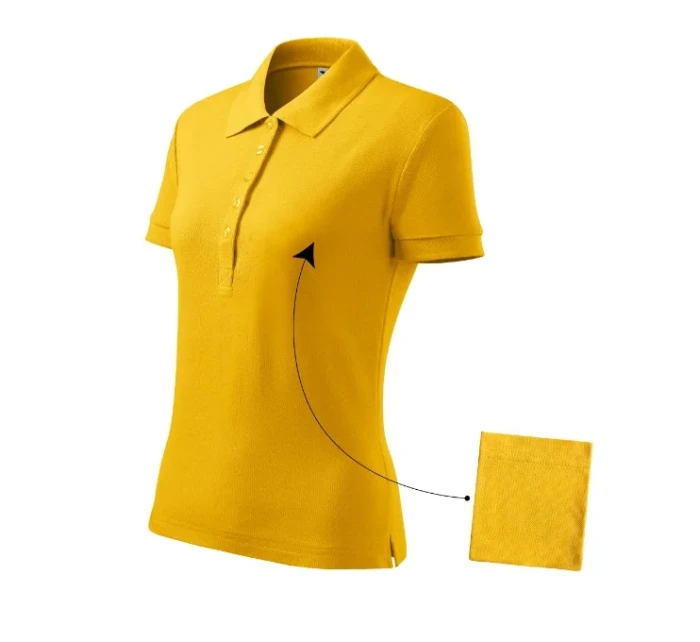 Cotton polokošile dámská žlutá