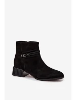 Boty na podpatku model 220200 Step in style Boty na podpatku model 220200 Step in style