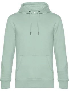 B&C KING Hooded_° Pánská mikina s kapucí 01.U02K aqua green