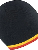 Result Headwear R 368X Pletená čepice s kontrastními pruhy 28.368X black/yellow-red