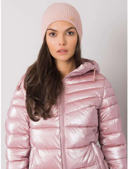 Dámská čepice světle růžová
