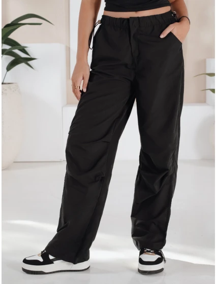 Dámské padákové kalhoty MORAT black FashionStreet UY1663
