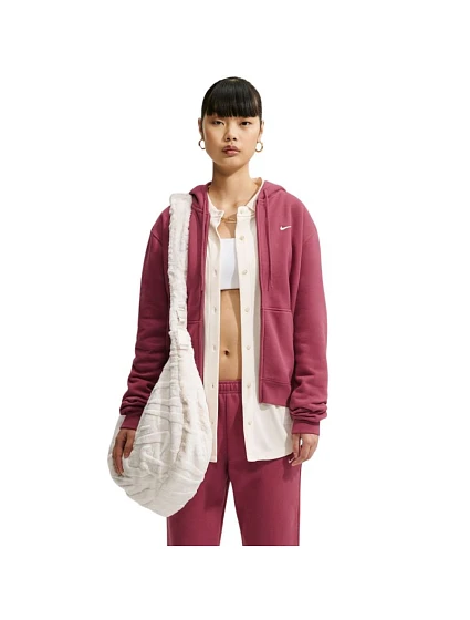 Dámská mikina Nike Studio Fleece Medium Weight, růžová, IM8504 654 Dámská mikina Nike Studio Fleece Medium Weight, růžová, IM8504 654