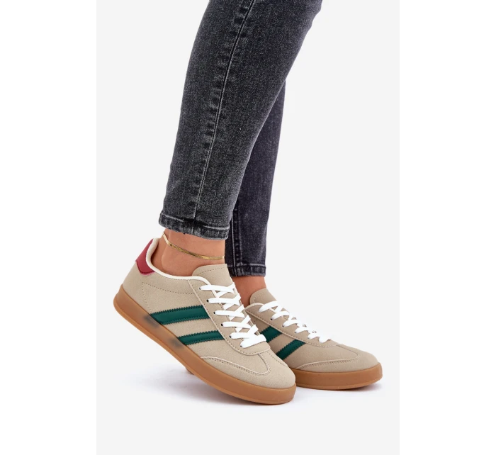 Dámské Nízké Tenisky Béžové Ennorwen