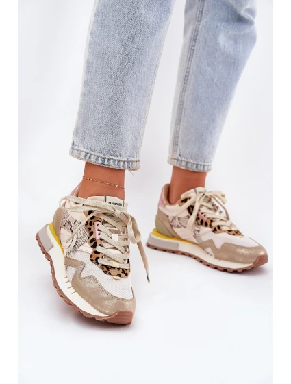 Tenisky Sportovní Boty Dámské model 21690091 Zlaté - D.Franklin