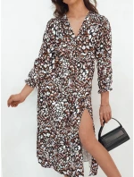 DIZI midi šaty vícebarevné FashionStreet EY2391