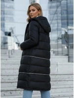 Dámská zimní dlouhá bunda tmavě modrá Dstreet model 21994241 - FashionStreet