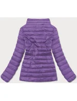 Lehká fialová dámská prošívaná bunda model 17050613 - J.STYLE