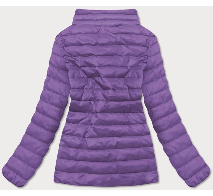 Lehká fialová dámská prošívaná bunda model 17050613 - J.STYLE