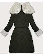 prošívaná zimní bunda s kožešinovou podšívkou model 21248865 - WAY MODE prošívaná zimní bunda s kožešinovou podšívkou model 21248865 - WAY MODE