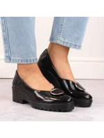 Dámské lakované polobotky se zdobením model 21904556 - FILIPPO Dámské lakované polobotky se zdobením model 21904556 - FILIPPO