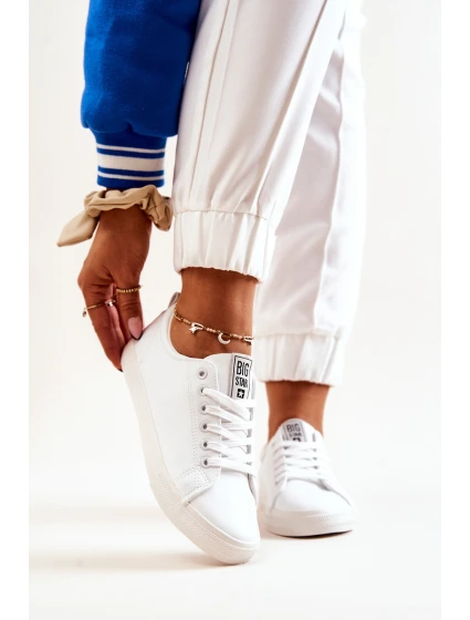 Kožená tenisová obuv Big Star model 21571999 Bílé - Big Star Shoes