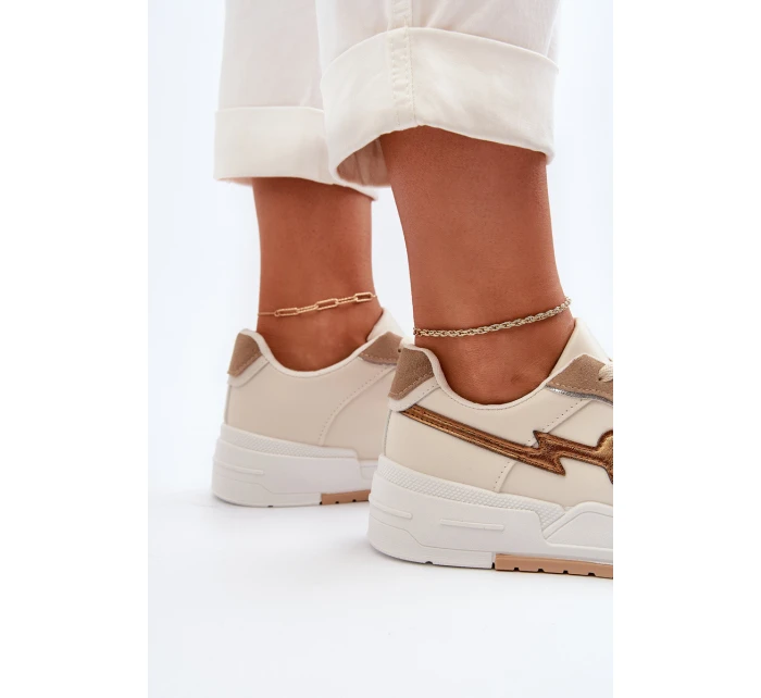 Dámské tenisky na platformě béžové Zeparine Dámské tenisky na platformě béžové Zeparine