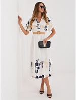 Šaty IR SK 2689 1.88 bílá a tmavě modrá