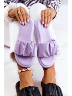 Dámské klasické pantofle fialové Feline