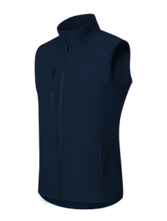 Trail softshellová vesta pánská námořní modrá