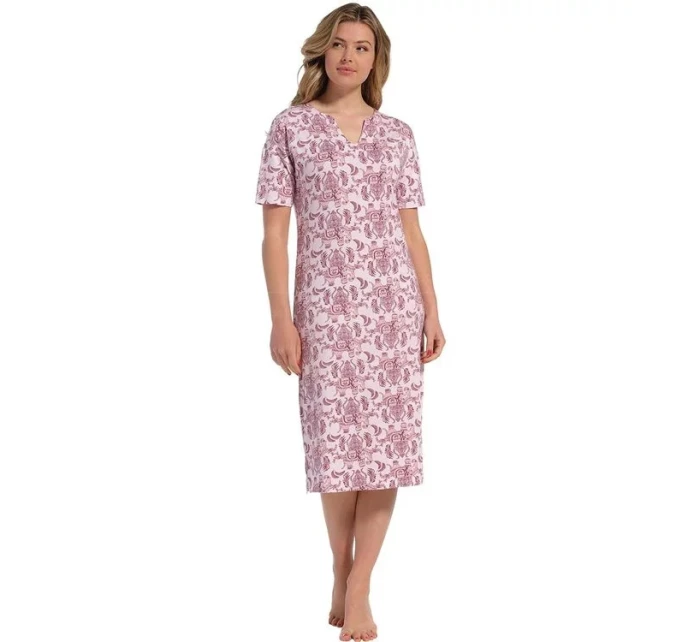 Dámská noční košile 15231-304-2 růžová-potisk - Pastunette Dámská noční košile 15231-304-2 růžová-potisk - Pastunette