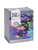 VÁNOČNÍ STROM SVĚTLA SVĚTELNÝ ŘETĚZ 240 VEDL VÍCEBAREVNÝ