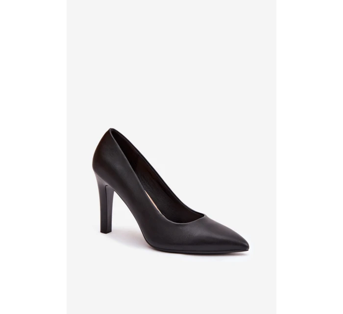 Eko kožené lodičky Sergio Leone 1446 Černé