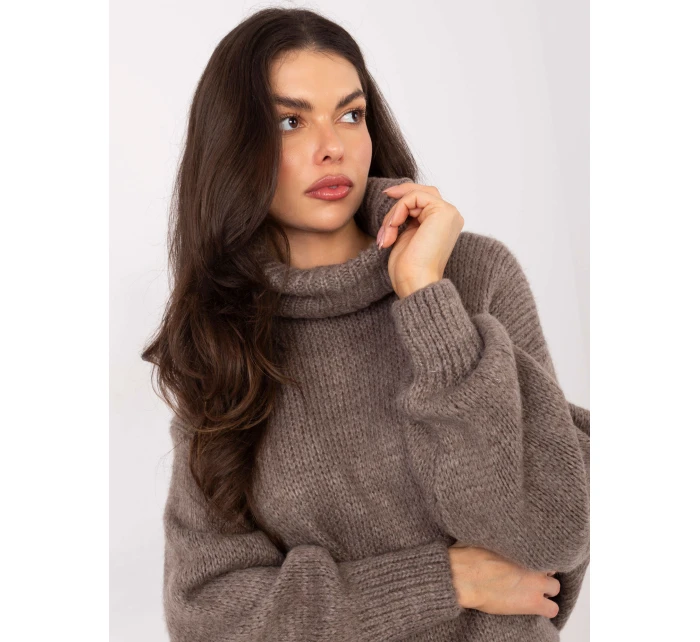 Sweter IN SW model 21789053 ciemny bezowy - FPrice