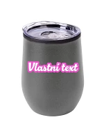 Personalizovaný termohrnek "BOWL" s vlastním textem s obrysem
