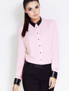 Dámská elegantní košile A50 model 25112 růžová - Awama