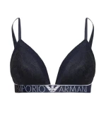 Krajková vyztužená podprsenka  námořnická modrá  model 15340092 - Emporio Armani
