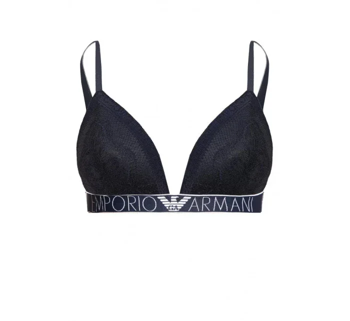 Krajková vyztužená podprsenka  námořnická modrá  model 15340092 - Emporio Armani