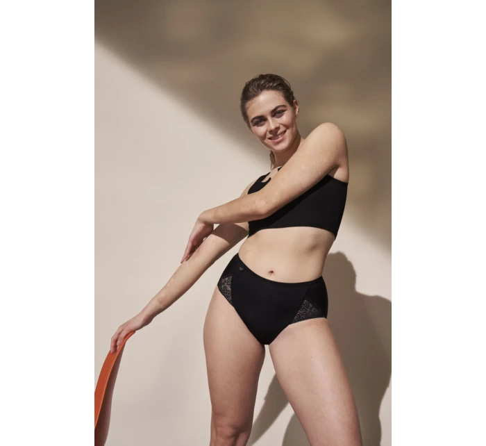 Dámské kalhotky Sloggi Pure Sense Luxe Maxi C2P černé